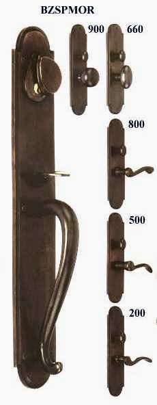 bronze door hardware